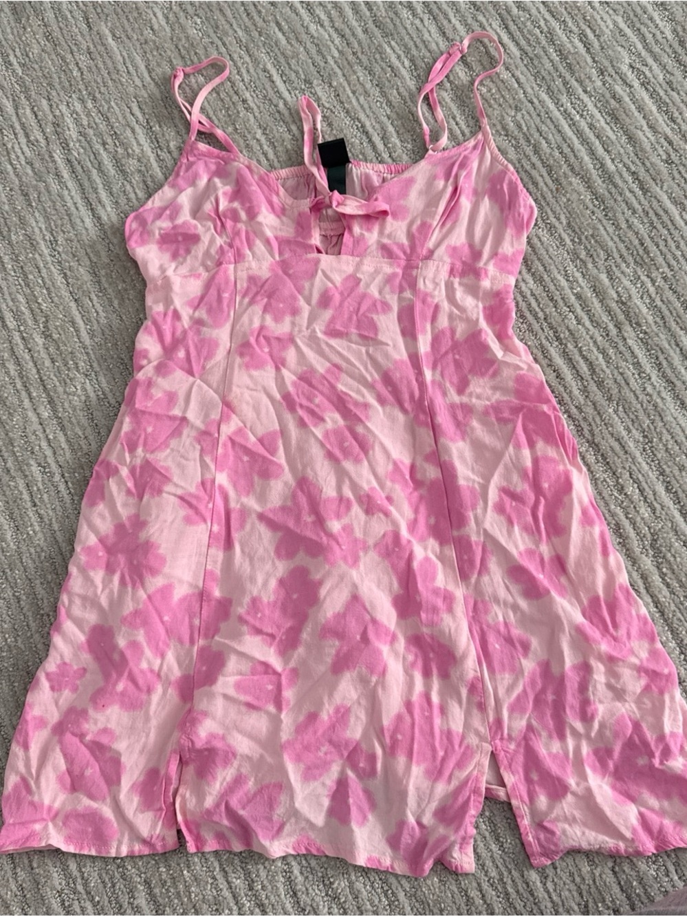 wild fable Pink Tie-Dye Mini Dress